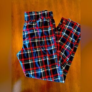 Plaid Women’s Bottoms - Red and Blue
